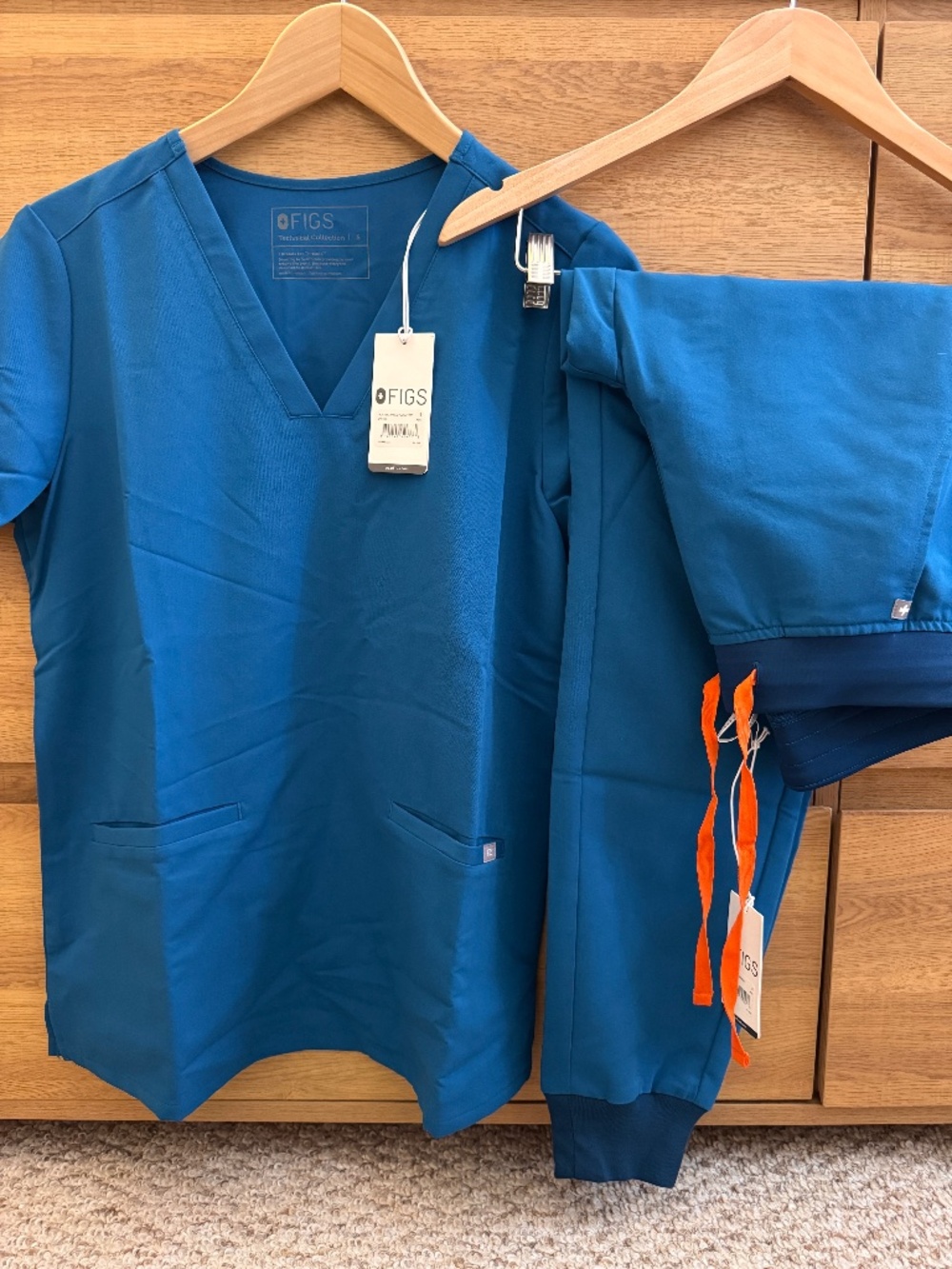 Figs Scrub Set S Limited Edition Alps Blue NWT